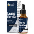 Herbal Tea Therapy Lung Renew Mullein Drops for Lungs (1 fl. oz.): Peppermint, Thyme, & Mullein Leaf Extract for Lungs Detox & Daily Respiratory Comfort - GMO-Free & Made in USA - TrustMedUSA