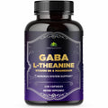 HERBALICIOUS GABA L-Theanine with Magnesium – Calm & Focus Support, Stress Relief, Relaxation + Mood Balance, Brain & Memory Support Supplement – Vitamin B6 + B12 Complex – 120 Capsules - TrustMedUSA