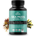 HerbaMe Organic Irish Sea Moss with Bladderwrack, Burdock Root & Black Pepper Extract - TrustMedUSA