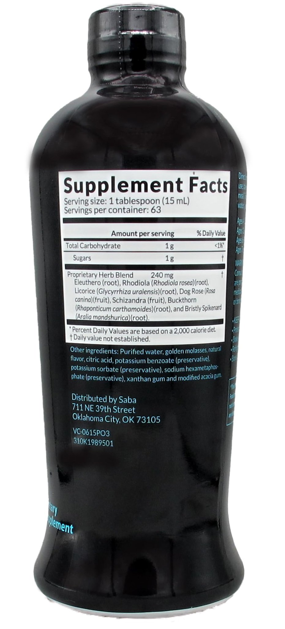 HerbFuse Ashwagandha Liquid Shots – Stress Relief Supplement for Calm Mood & Energy Support – Adaptogen Formula with Rhodiola, Reishi & Ginseng – Fast Absorption – 30 Servings – Saba Prime One - TrustMedUSA