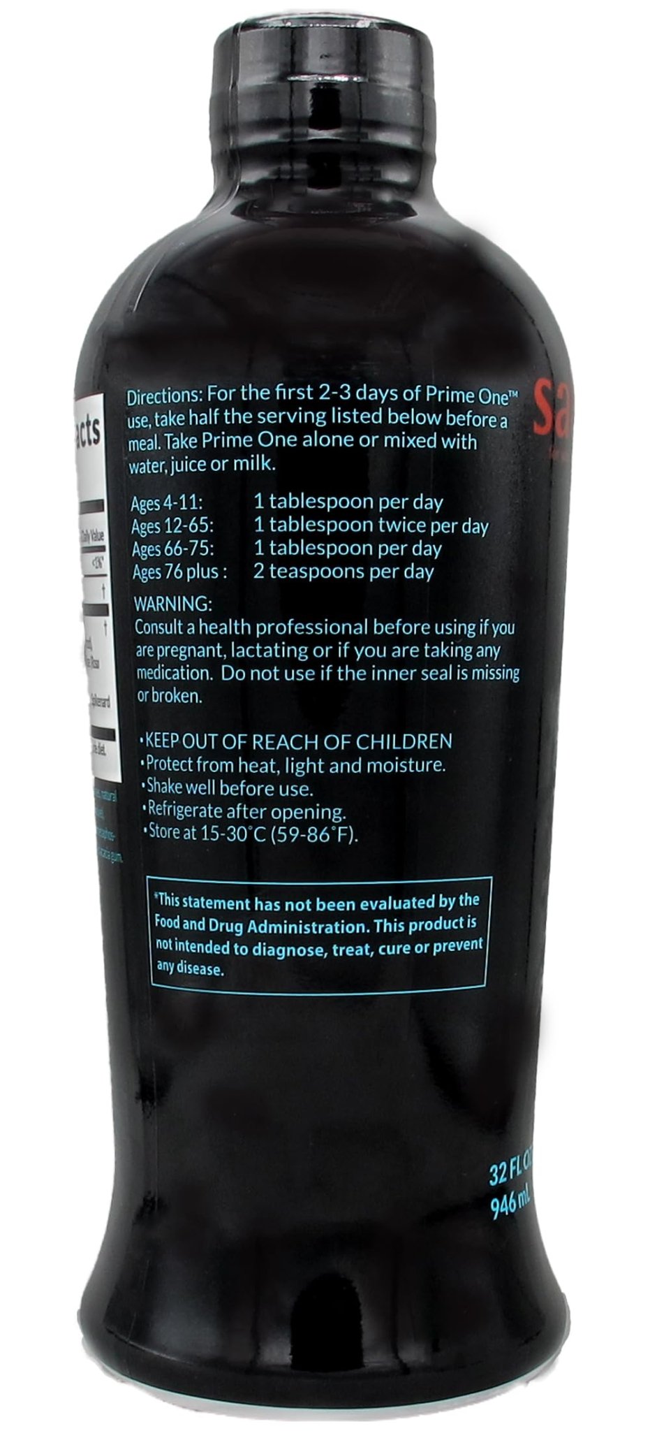 HerbFuse Ashwagandha Liquid Shots – Stress Relief Supplement for Calm Mood & Energy Support – Adaptogen Formula with Rhodiola, Reishi & Ginseng – Fast Absorption – 30 Servings – Saba Prime One - TrustMedUSA