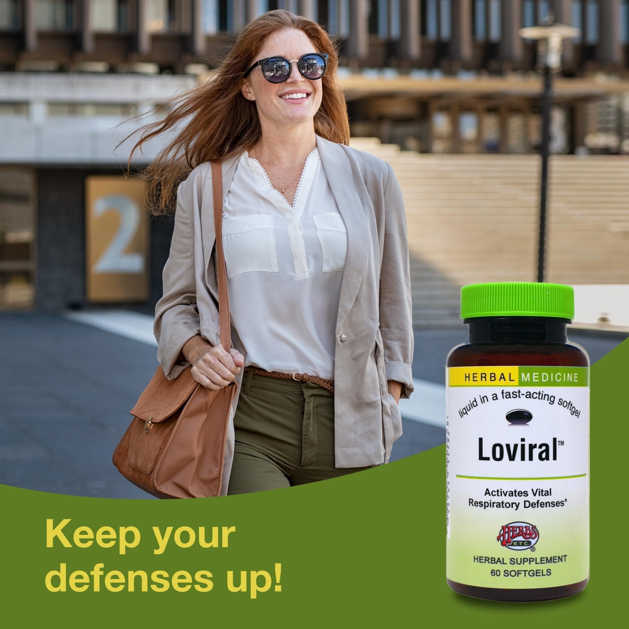 Herbs Etc. Loviral - Lung Health Supplement for Respiratory Defense & Support - Herbal Supplement with Lomatium, Pelargonium & OSHA - Gluten-Free - 60 Softgels (60 Servings) - TrustMedUSA
