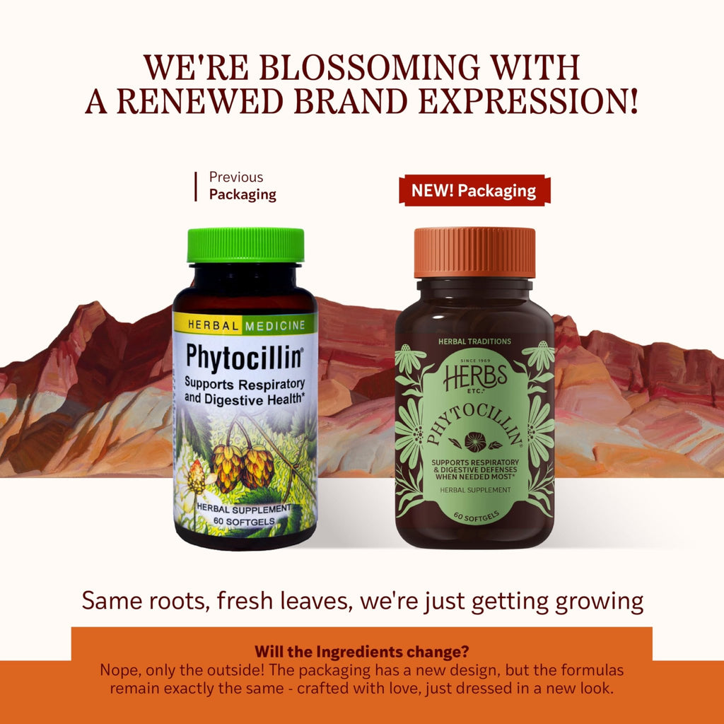 Herbs Etc. Phytocillin - Respiratory & Digestive Health Support Supplement - Herbal Formula to Support Digestion - Support Healthy Breathing - 60 Softgels (60 Servings) - TrustMedUSA
