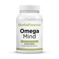 Herbsforever Omega Mind - Support Brain Function, Cognitive, Memory, Mental Clearity |Consentration,with Bacopa, Ashwagandha, Mucuna 10 Ayurvedic Herb Extracts|90 Veg Capsules|800 mg - TrustMedUSA