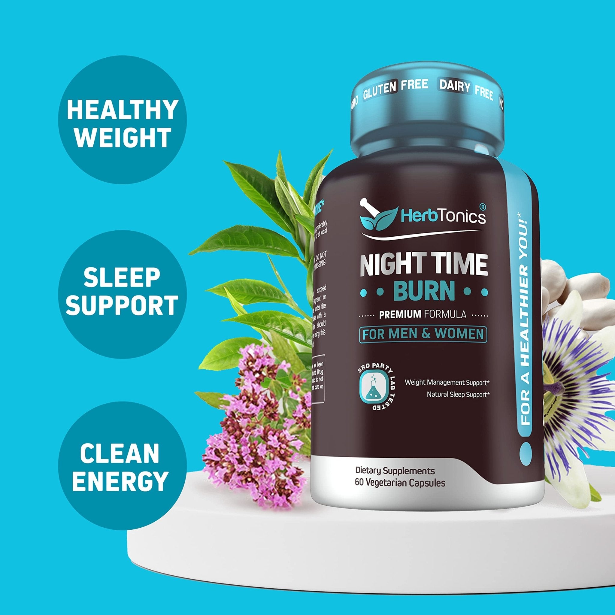 Herbtonics Apple Cider Vinegar Capsules Plus Keto BHB | Fat Burner & Weight Loss - TrustMedUSA