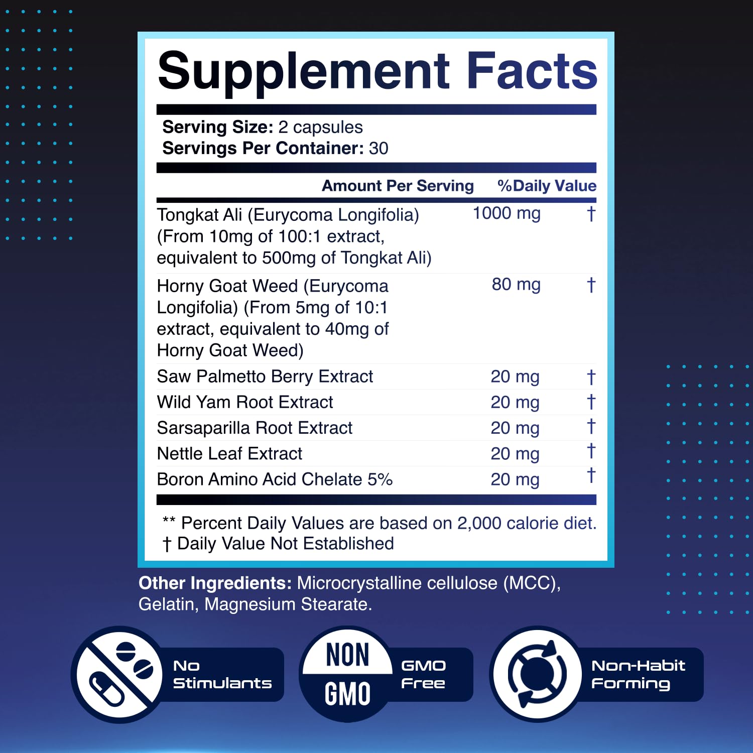 HeroUP - Natural Wellness Supplement with Plant-Based Ingredients – Non-GMO, Stimulant-Free | Made in the USA, GMP-Certified | 60 Capsules, 6 Month Suppy - TrustMedUSA
