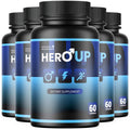 HeroUP - Natural Wellness Supplement with Plant-Based Ingredients – Non-GMO, Stimulant-Free | Made in the USA, GMP-Certified | 60 Capsules, 6 Month Suppy - TrustMedUSA