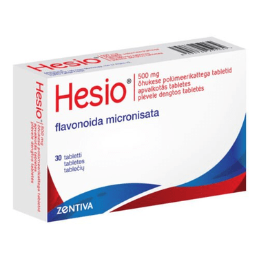HESIO 30 TABS 500MG TREATMENT OF HEMORRHOID &VARICOSE VEINS - TrustMedUSA