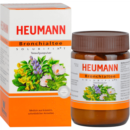 HEUMANN Bronchialtee Solubifix tea infusion powder, 60 g powder - TrustMedUSA