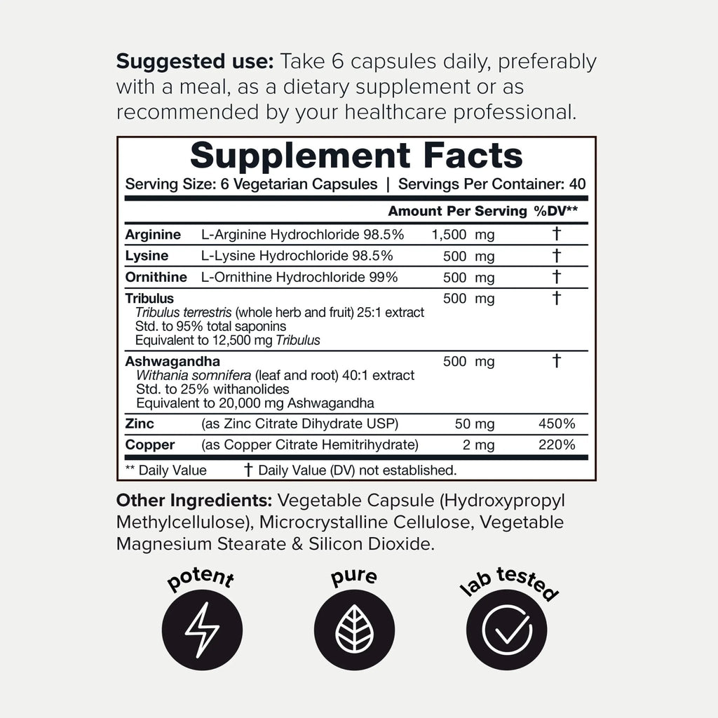 HGH Supplements for Men & Women (240 Count) 3,550mg+ Support Muscle Growth - TrustMedUSA