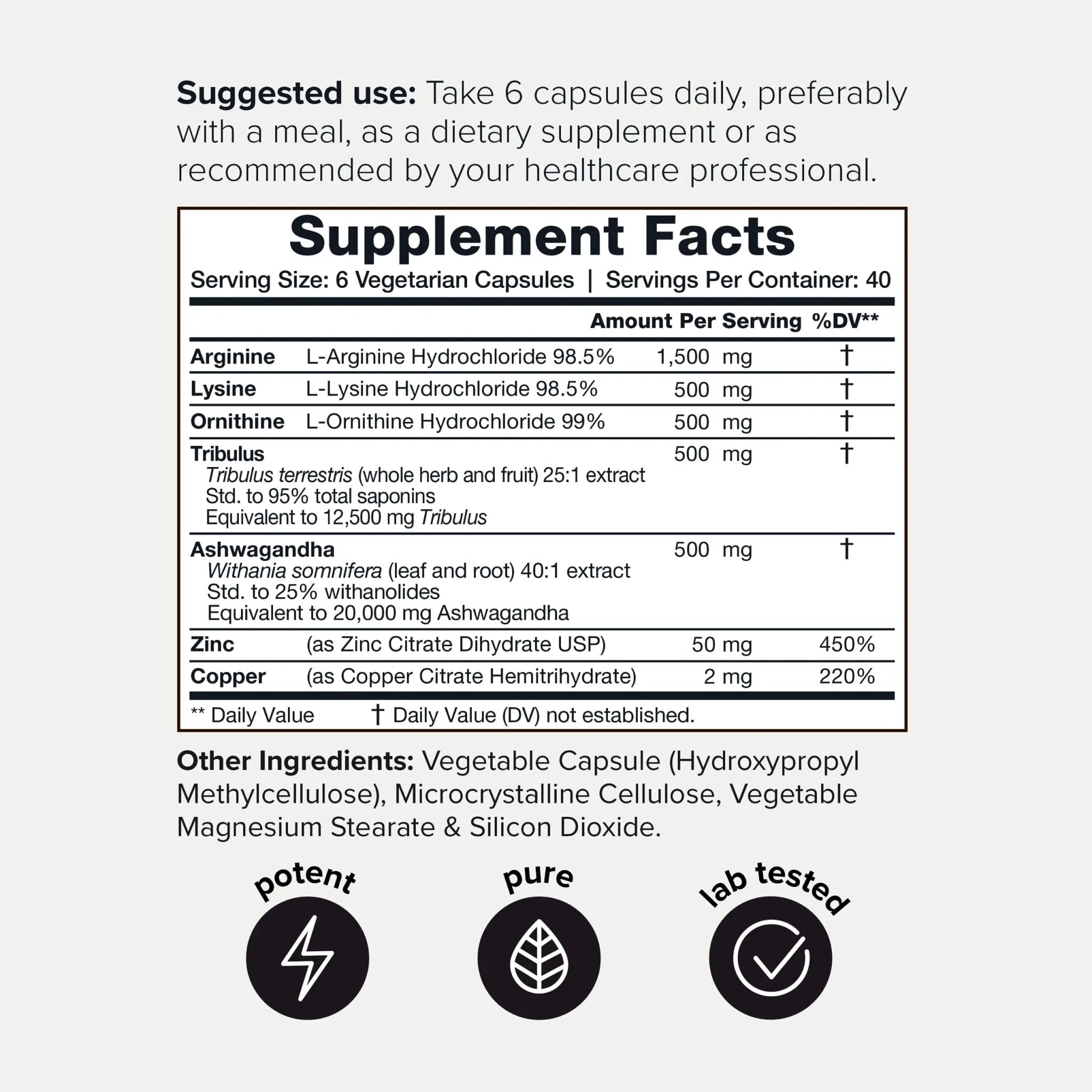 HGH Supplements for Men & Women (240 Count) 3,550mg+ Support Muscle Growth - TrustMedUSA