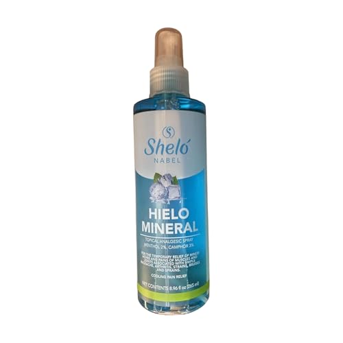 Hielo Mineral Spray Topical Analgesic Menthol Camphor Muscle Relieve Shelo Nabel - TrustMedUSA