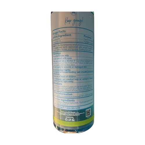Hielo Mineral Spray Topical Analgesic Menthol Camphor Muscle Relieve Shelo Nabel - TrustMedUSA