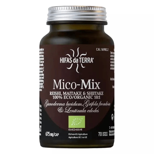 Hifas da Terra Mico-Mix Synergy of 3 mushrooms 70 capsules - TrustMedUSA