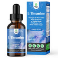 High Absorption L-Theanine Liquid Drops - Nootropic Focus Supplement with L Theanine 200mg Per Serving and Chamomile Extract Supplement for Adults and Kids Relaxation and Focus - 2 Fl Oz - TrustMedUSA
