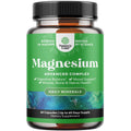 High Absorption Magnesium Complex Supplement - Magnesium Oxide 500mg with Citrate 500mg for Sleep and Mood Support - Pure Citrate per Serving for Muscle Stomach and Digestion - 60 Count - TrustMedUSA