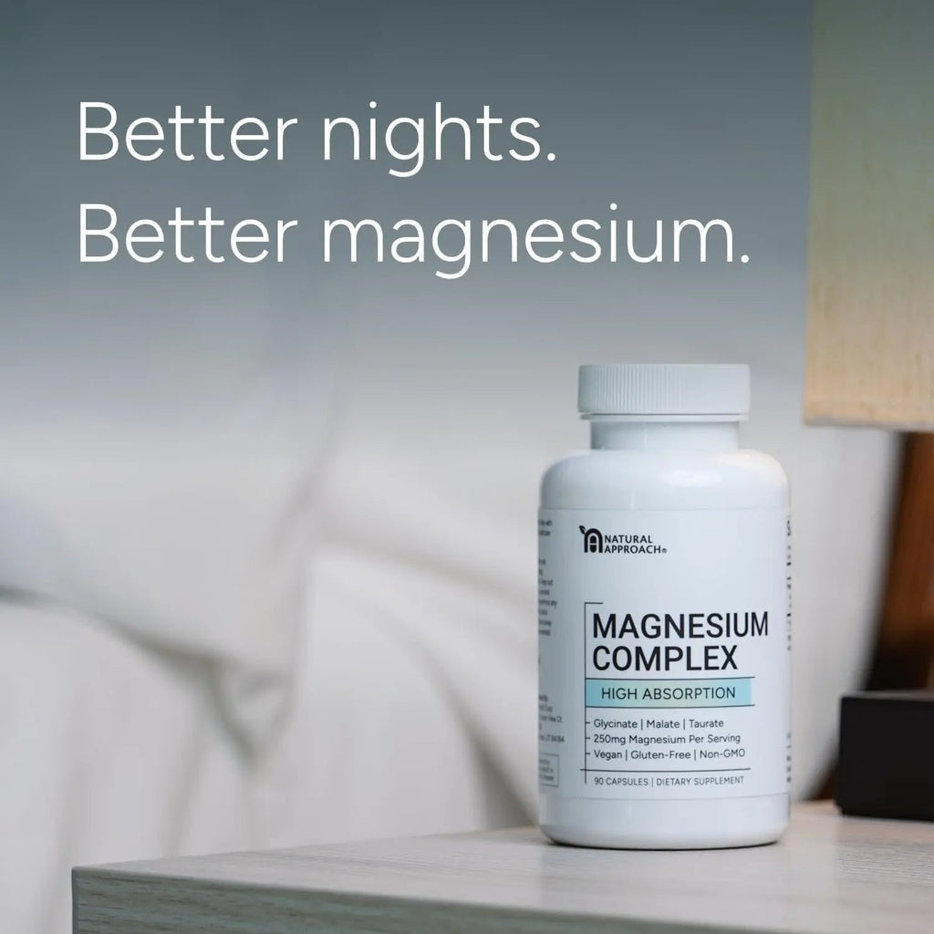High Absorption Magnesium Complex with Glycinate, Malate & Taurate - Premium Magnesium Supplement for Sleep, Relaxation, Leg Cramps & Stress Relief - 100% Chelated & Easy On The Gut - 90 Capsules - TrustMedUSA