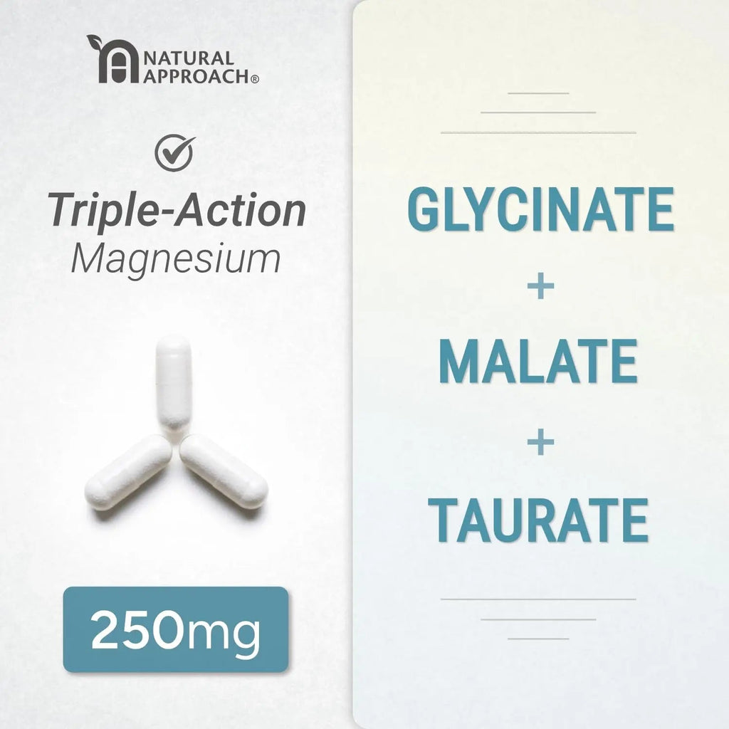 High Absorption Magnesium Complex with Glycinate, Malate & Taurate - Premium Magnesium Supplement for Sleep, Relaxation, Leg Cramps & Stress Relief - 100% Chelated & Easy On The Gut - 90 Capsules - TrustMedUSA