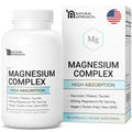 High Absorption Magnesium Complex with Glycinate, Malate & Taurate - Premium Magnesium Supplement for Sleep, Relaxation, Leg Cramps & Stress Relief - 100% Chelated & Easy On The Gut - 90 Capsules - TrustMedUSA