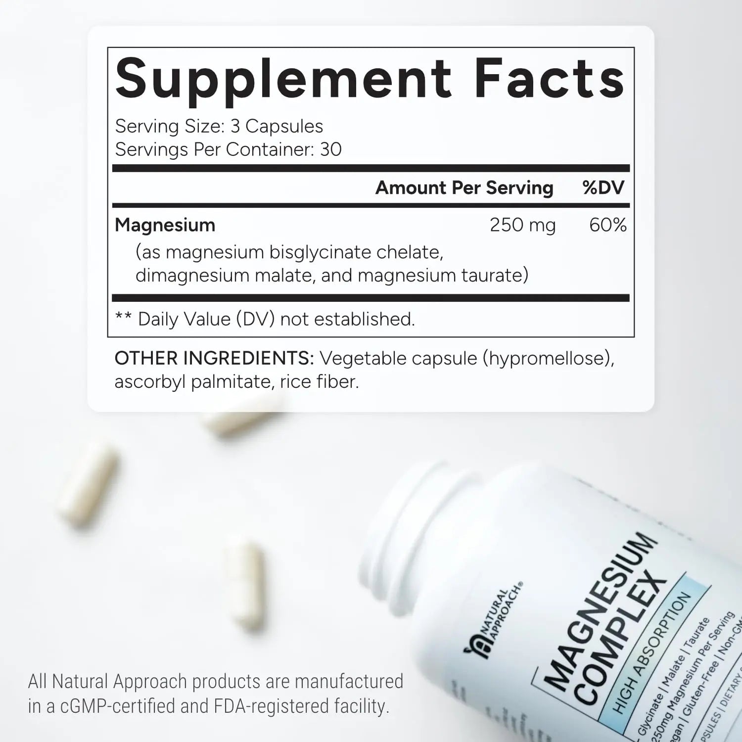 High Absorption Magnesium Complex with Glycinate, Malate & Taurate - Premium Magnesium Supplement for Sleep, Relaxation, Leg Cramps & Stress Relief - 100% Chelated & Easy On The Gut - 90 Capsules - TrustMedUSA