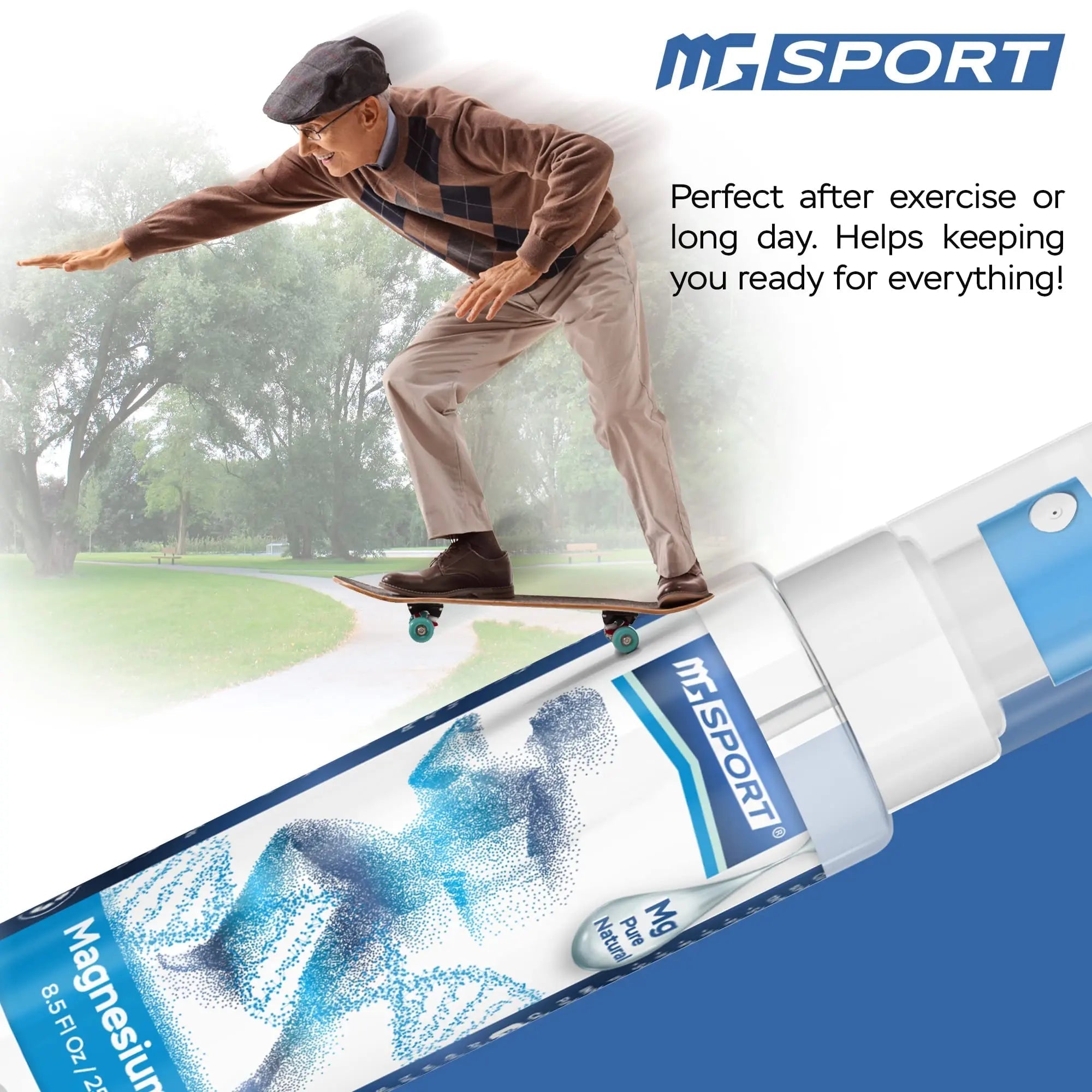 High Absorption Pure Magnesium Oil Spray – 250 ml – 100% Pure Magnesium Chloride - TrustMedUSA