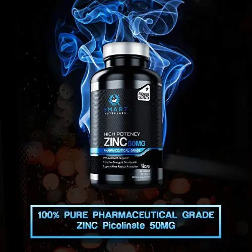 High Potency Zinc Picolinate 50MG- Vegan Zinc Supplement, Supports - TrustMedUSA