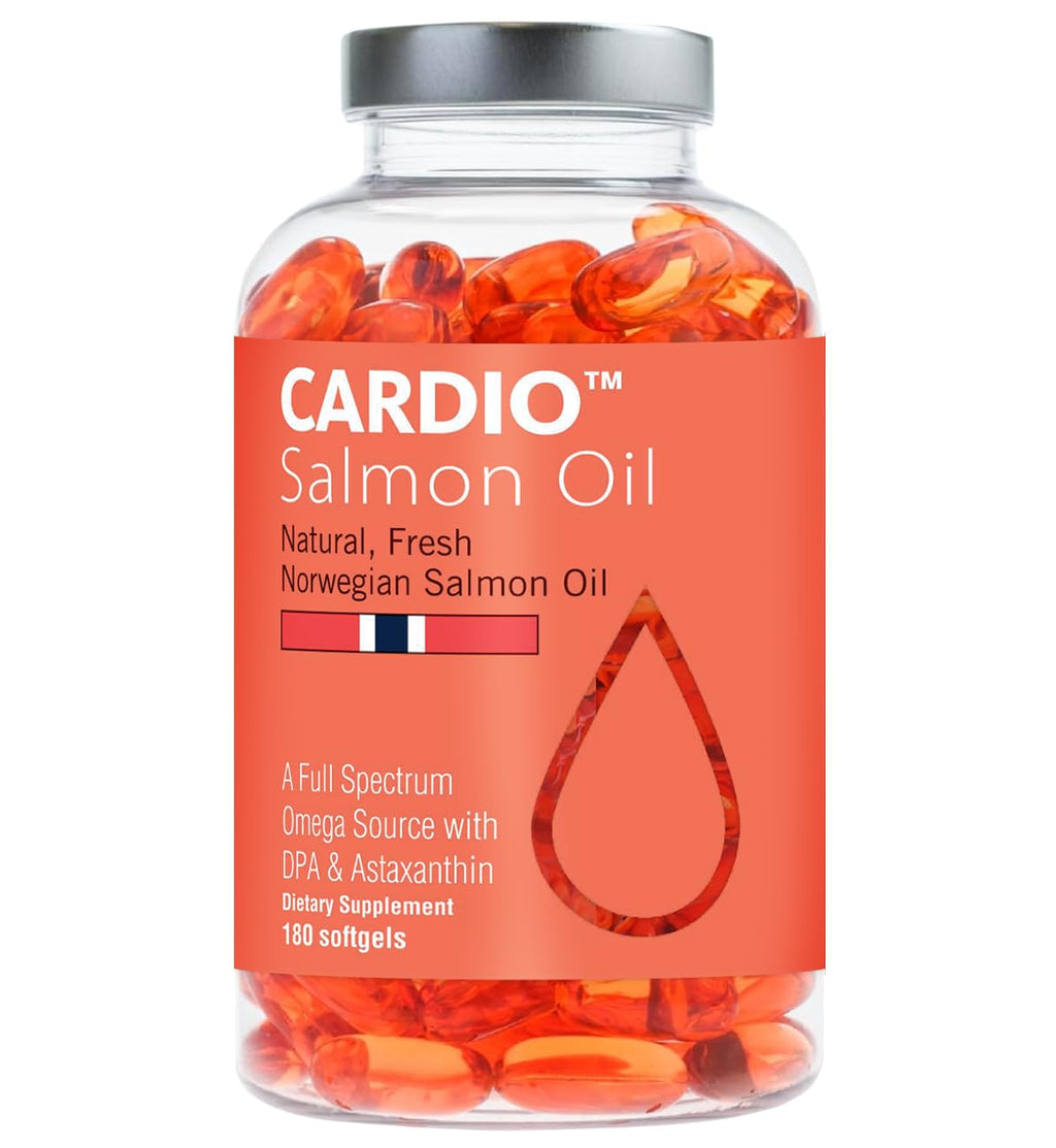 High Strength Omega 3 Fish Oil - 1000mg, Norwegian Salmon Oil with EPA & DHA, No Burping or Aftertaste, Omega 3 Fatty Acids Supplement for Eye, Brain & Heart, Triglyceride Form - 180 Capsules - TrustMedUSA