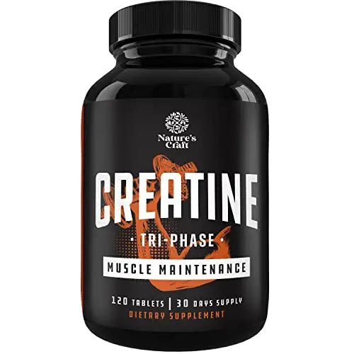 High Strength Tri Phase Creatine Pills - Muscle Mass Gainer and Muscle Recovery Creatine - TrustMedUSA