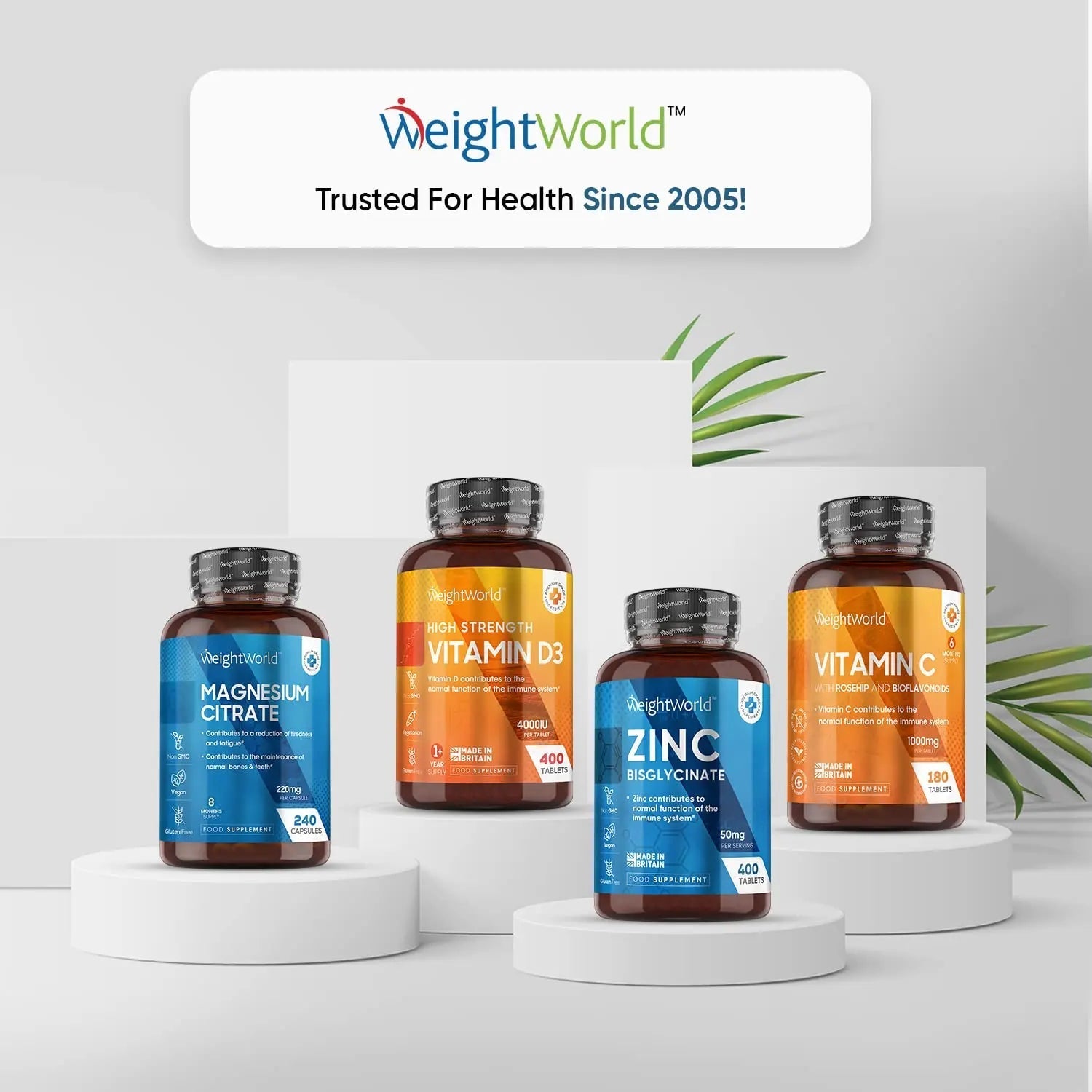 High Strength Zinc Tablets 50mg – 400 Vegan Zinc Bisglycinate Tablets 6+ Months - TrustMedUSA