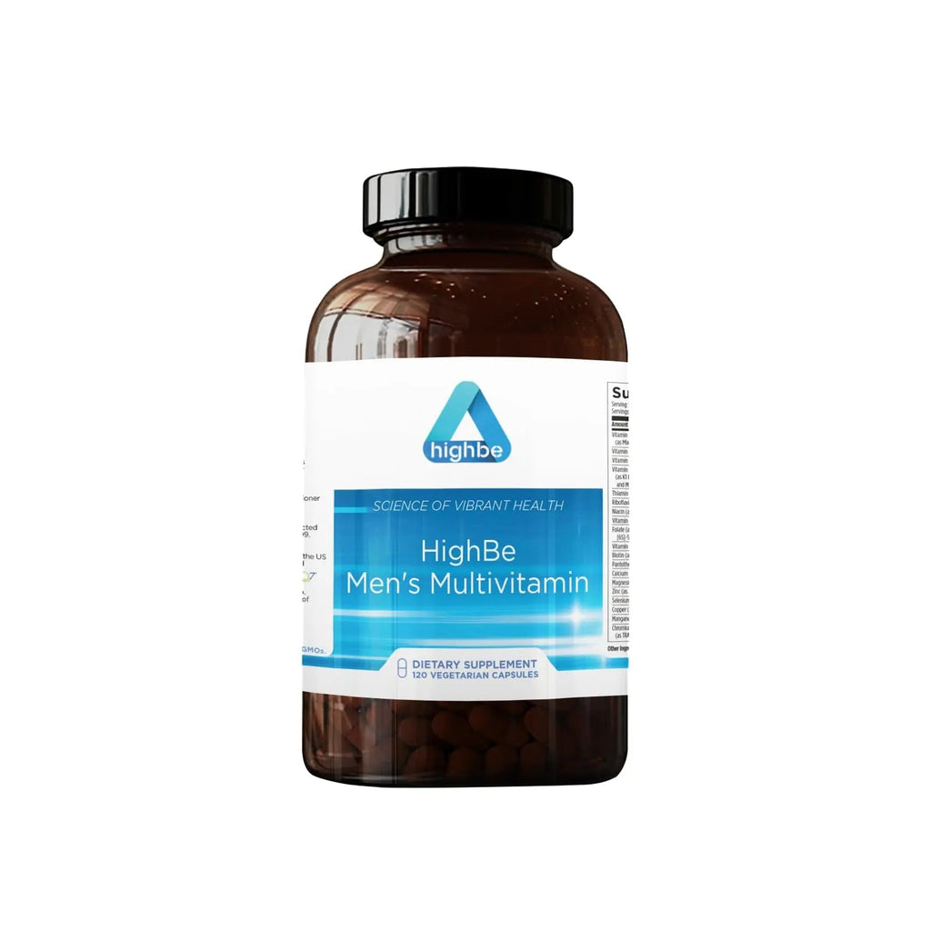 Highbe Men's Multivitamin, 120 Vegetarian Capsules, Daily Supplement with Vitamins and Minerals - TrustMedUSA