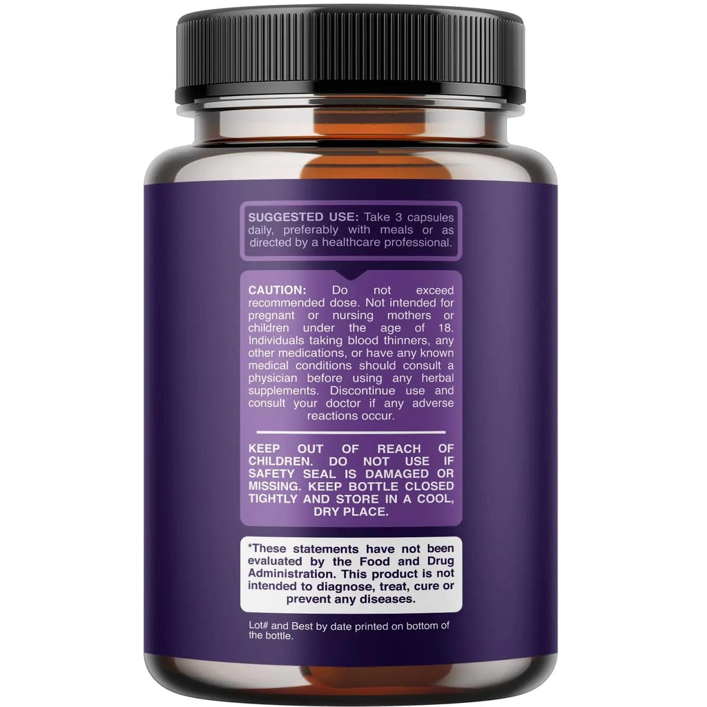 Highly Potent Magnesium Complex Capsules - Triple Magnesium Blend with Taurate Glycinate and Malate - 400mg Supplement Supports Relaxation & Overall Wellness Non-GMO Vegan - 90 Count - TrustMedUSA