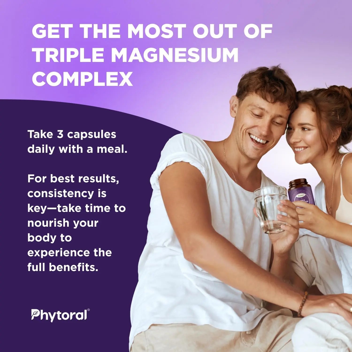 Highly Potent Magnesium Complex Capsules - Triple Magnesium Blend with Taurate Glycinate and Malate - 400mg Supplement Supports Relaxation & Overall Wellness Non-GMO Vegan - 90 Count - TrustMedUSA