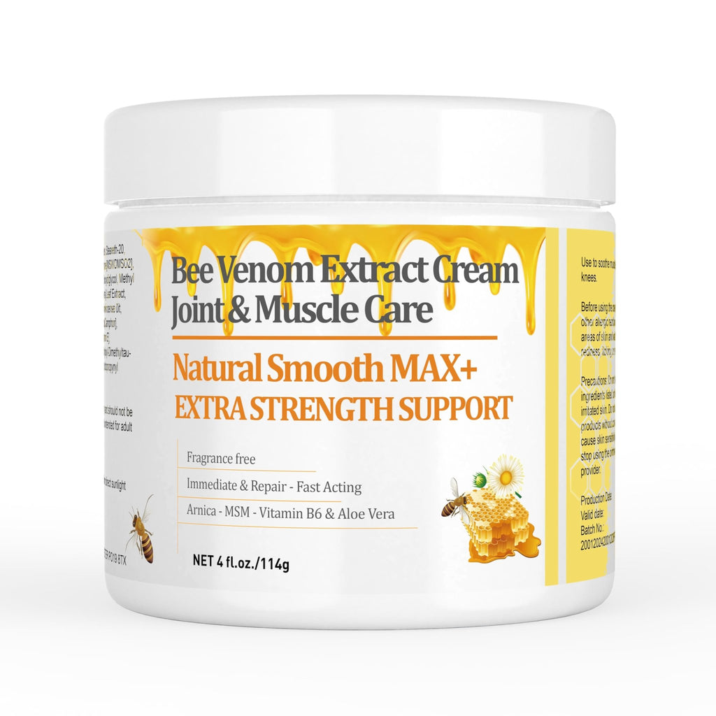 HIKCOSLLY New Zealand Bee Venom Cream, High Strength Recovery Muscle Joint Cream, Natural Organic, Soothe Back, Neck, Hands, Feet, Shoulder, Leg, Knee, Ankle Pain - TrustMedUSA