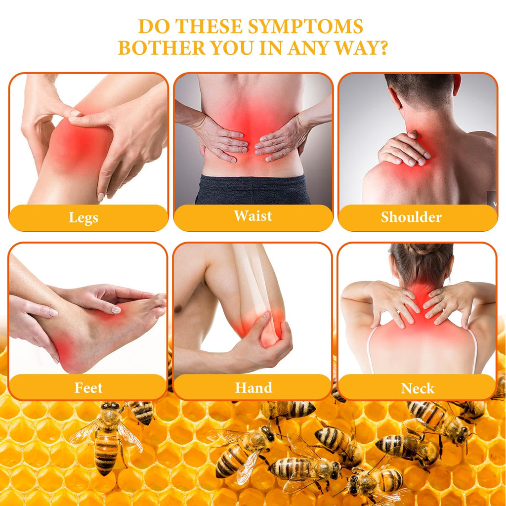 HIKCOSLLY New Zealand Bee Venom Cream, High Strength Recovery Muscle Joint Cream, Natural Organic, Soothe Back, Neck, Hands, Feet, Shoulder, Leg, Knee, Ankle Pain - TrustMedUSA