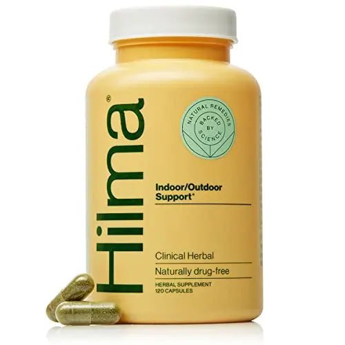 Hilma Natural Sinus Support - All Day Allergy Relief from Pollen and Dust with Butterbur - TrustMedUSA