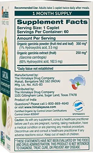 Himalaya Organic Garcinia Cambogia for Weight Loss, Promotes Healthy Body Weight - TrustMedUSA