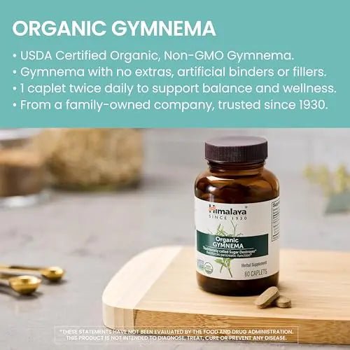 Himalaya Organic Gymnema Herbal Supplement for Weight Management, USDA Certified - TrustMedUSA