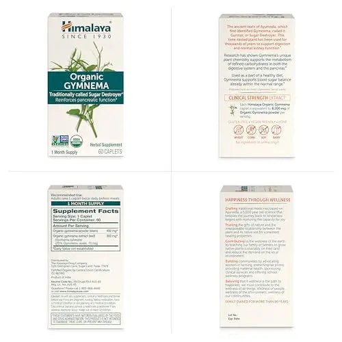Himalaya Organic Gymnema Herbal Supplement for Weight Management, USDA Certified - TrustMedUSA