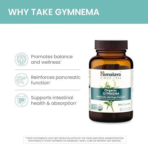 Himalaya Organic Gymnema Herbal Supplement for Weight Management, USDA Certified - TrustMedUSA