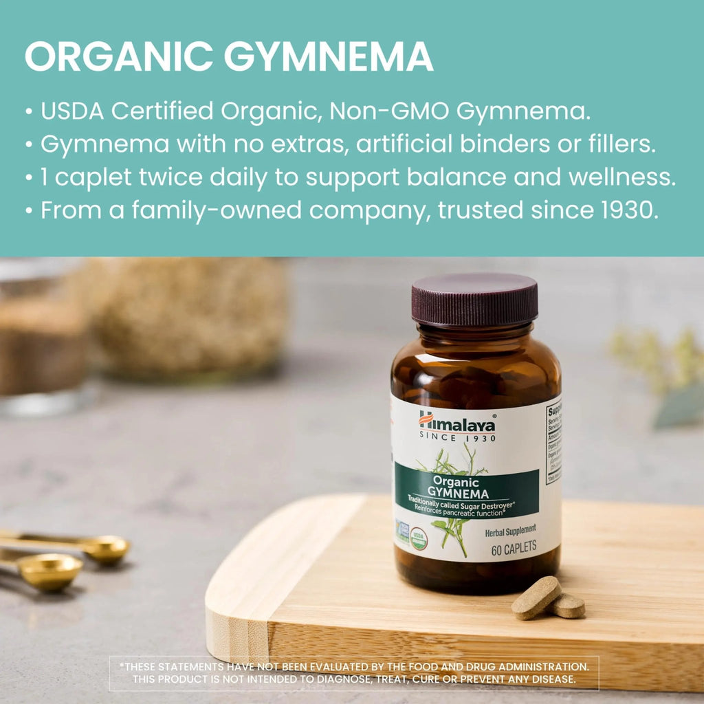 Himalaya Organic Gymnema Herbal Supplement for Weight Management, USDA Certified - TrustMedUSA