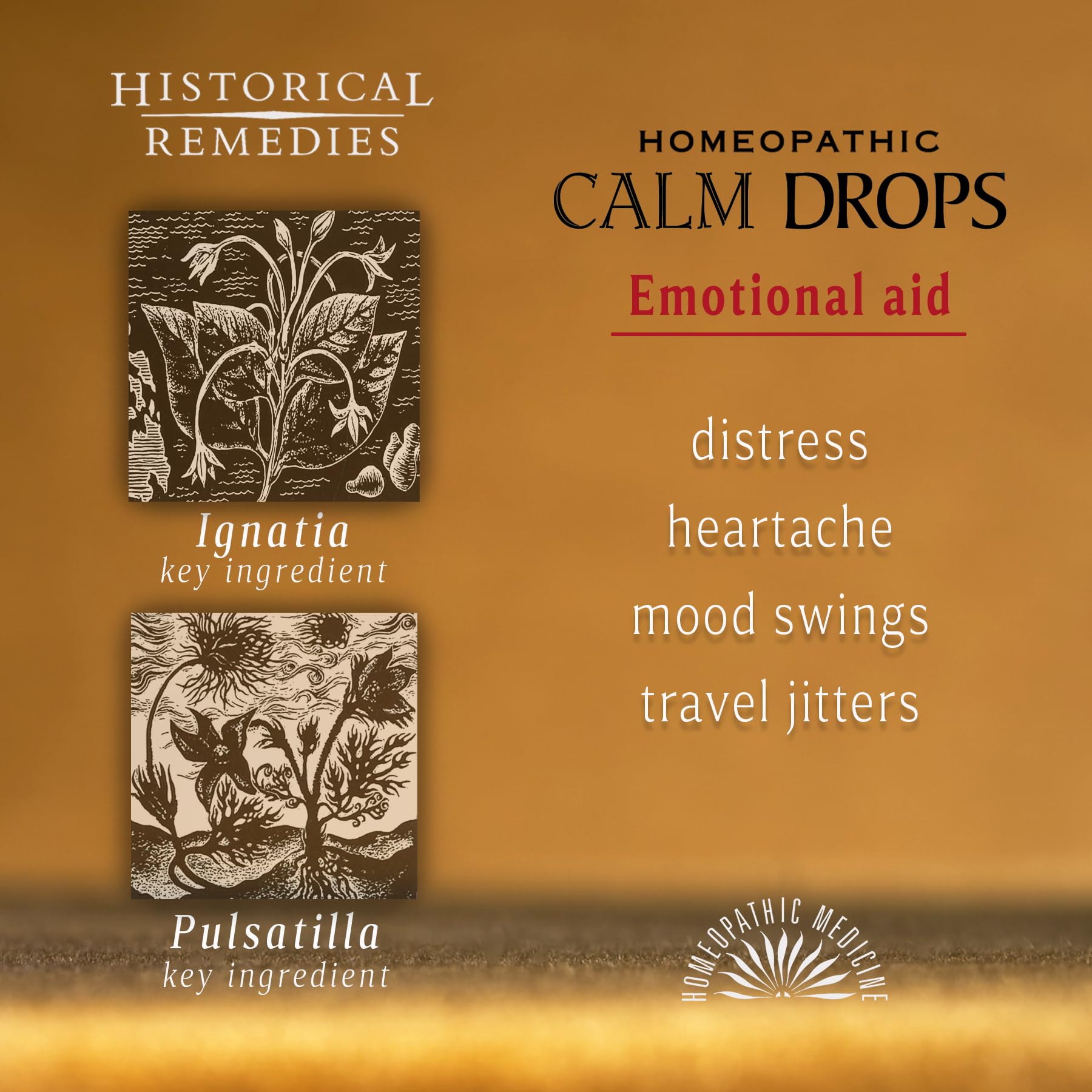 Historical Remedies Calm Drops Homeopathic Lozenges (1 Pack)| Natural Care for Emotional Stress Relief, Vegan & Gluten-Free Organic Vanilla Flavor Drops to Promote Relaxation and a Sense of Calm - Maple Wellness Supplements