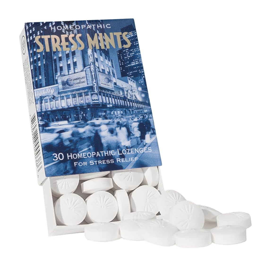 Historical Remedies Stress Mints (1 Pack) | Homeopathic Lozenges to Aid Stress & Digestion, Organic Peppermint Flavor, Vegan & Gluten-Free, Non-Habit Forming - Maple Wellness Supplements