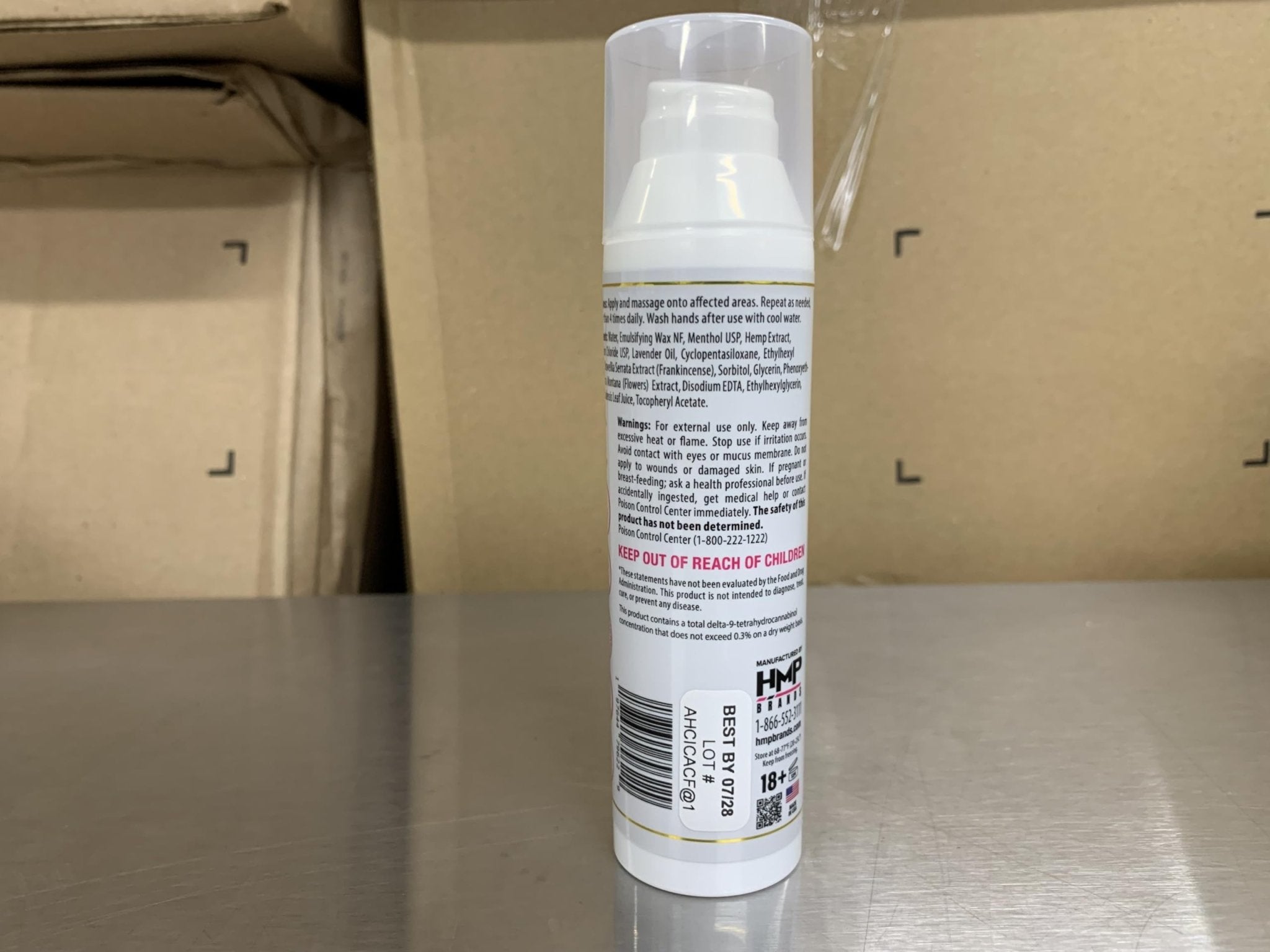 HMP BRANDS Menstrual Cramp Hemp Cream 2000MG with Menthol, Easy to Use, Natural Formula Made in USA 2.1oz - TrustMedUSA