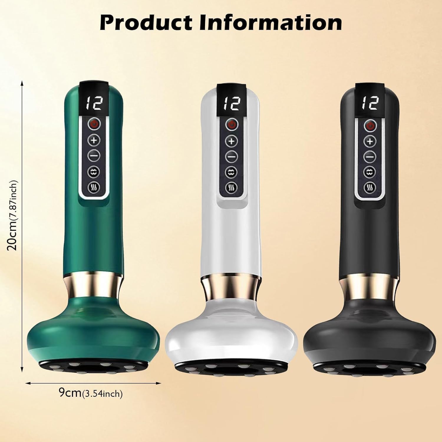 HNRF Anti Cellulite Massage Tool Body Sculpting Machine Suction Massager 3-in-1 Masajeador para Celulitis Y Grasa Abdominal De Madera Remover for Legs Electric Vacuum Cupping Full Contouring Device - Maple Wellness Supplements