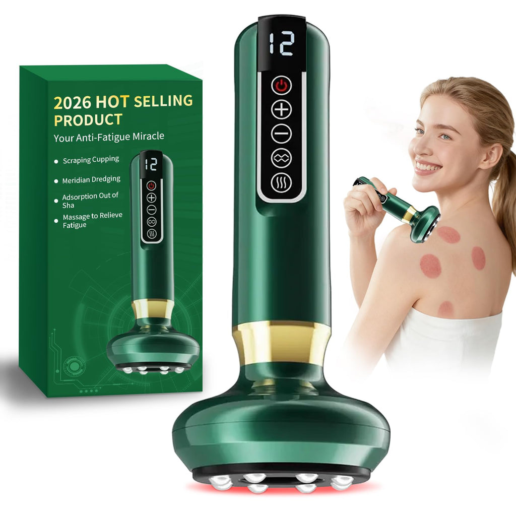 HNRF Anti Cellulite Massage Tool Body Sculpting Machine Suction Massager 3-in-1 Masajeador para Celulitis Y Grasa Abdominal De Madera Remover for Legs Electric Vacuum Cupping Full Contouring Device - Maple Wellness Supplements