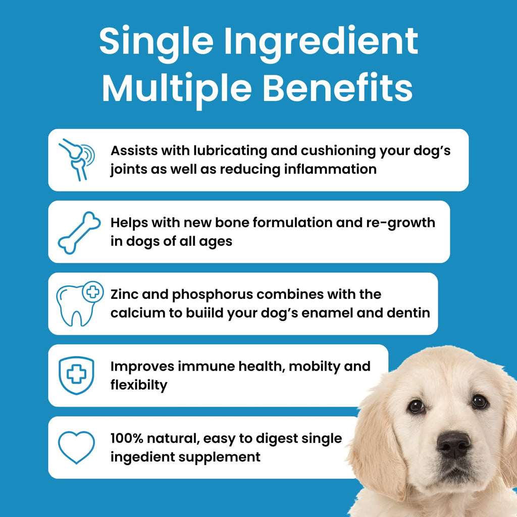 Hofseth BioCare Brilliant Bone & Joint Supplement for Dogs - High Strength Calcium & Collagen Powder for Joint & Hip Support, Essential Supplement for Dog’s of All Ages - 10.6 Oz - TrustMedUSA