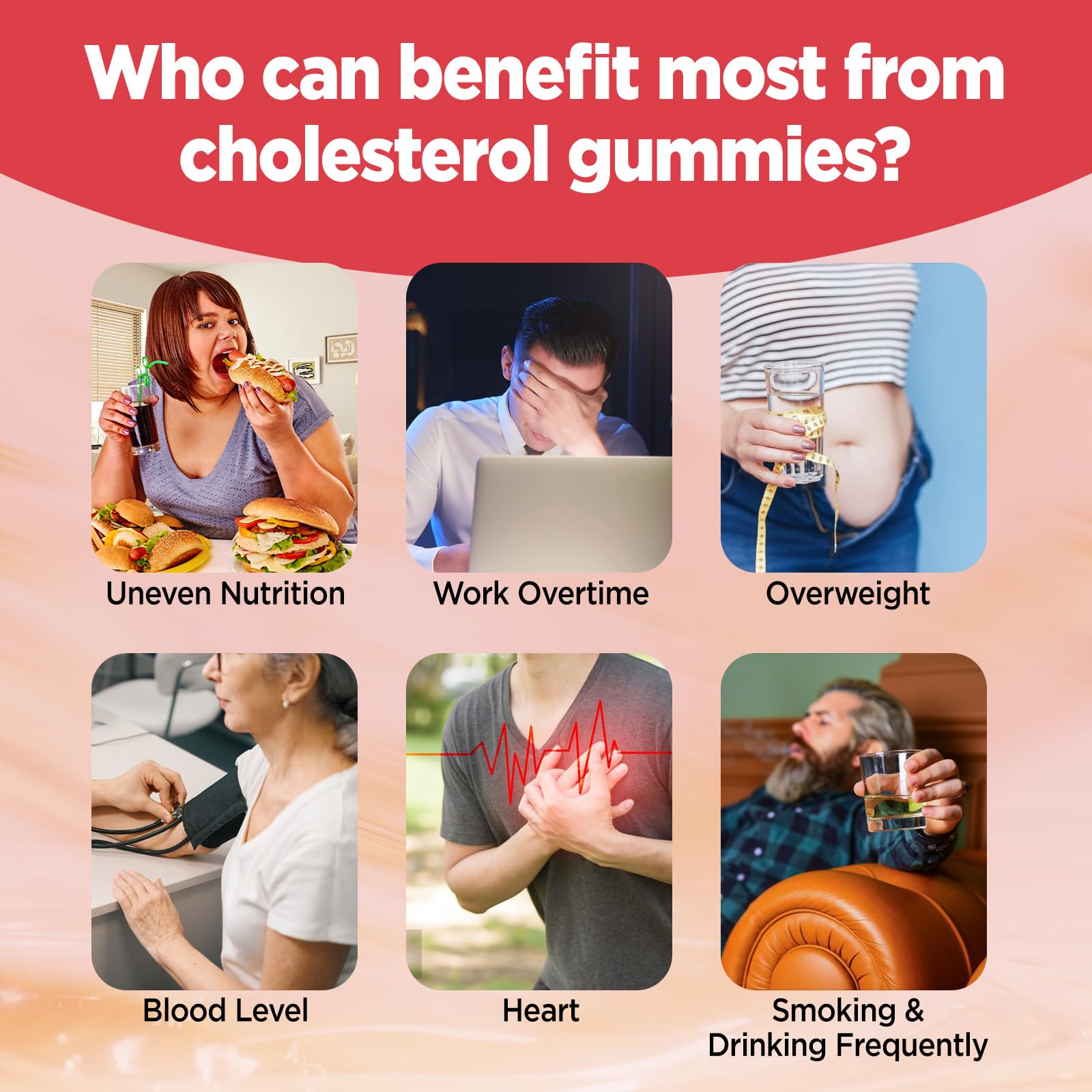 HOLLEGEND Cholesterol Supplements Gummies Sugar Free, 1500mg Plant Sterols for Cholesterol Health, Plus Citrus Bergamot, CoQ10 & Vitamins for Heart Health, Vegan, Mixed Berry Flavor, 60 Chewables - TrustMedUSA