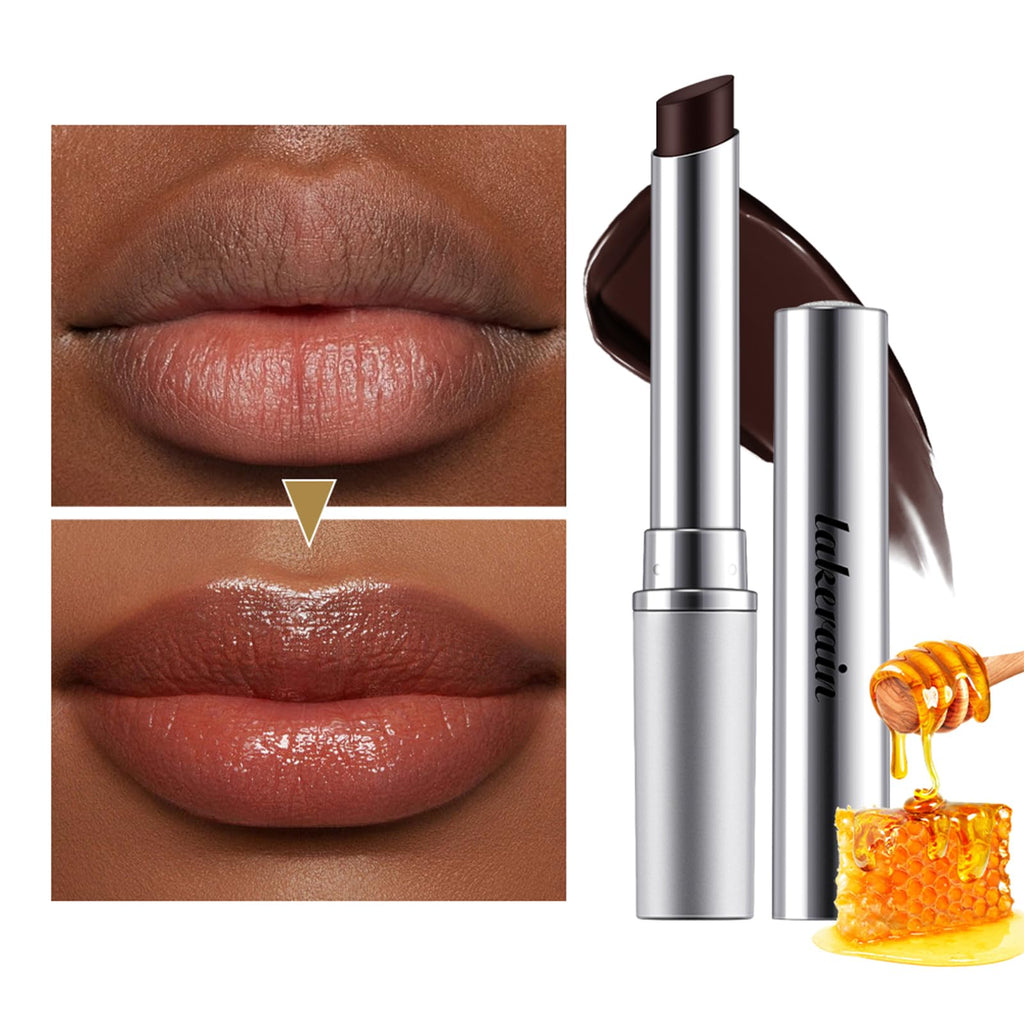 Honey Lipstick Tinted Lip Balm - Sheer Hydrating Lipstick for All Skin Tones - Moisturizing Lip Color, Nourishing Lip Balm with a Hint of Natural Black Cherry Tint - TrustMedUSA