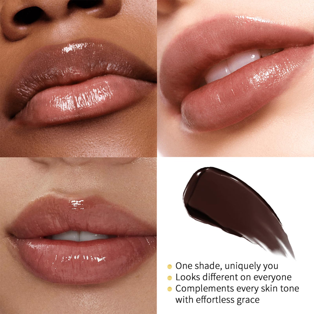 Honey Lipstick Tinted Lip Balm - Sheer Hydrating Lipstick for All Skin Tones - Moisturizing Lip Color, Nourishing Lip Balm with a Hint of Natural Black Cherry Tint - TrustMedUSA