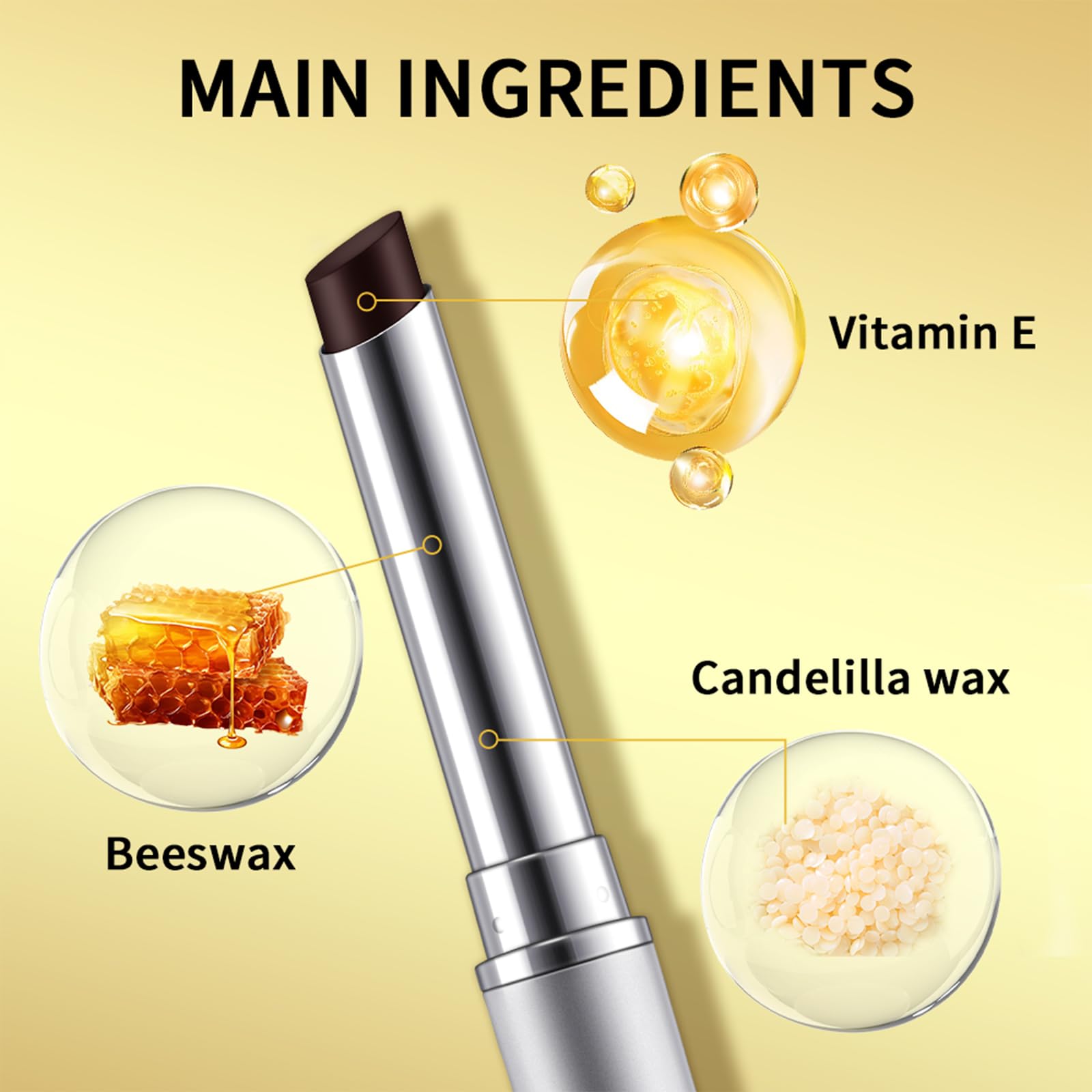 Honey Lipstick Tinted Lip Balm - Sheer Hydrating Lipstick for All Skin Tones - Moisturizing Lip Color, Nourishing Lip Balm with a Hint of Natural Black Cherry Tint - TrustMedUSA